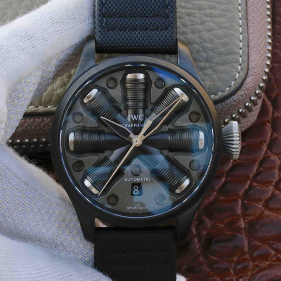 万国大飞概念表特别版【表壳】腕表数据44mm.与原装一致 皮带表 男士机械手表