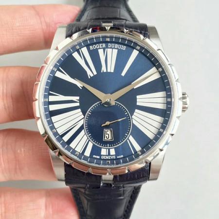RD工厂罗杰杜彼王者系列男士自动机械手表 （蓝色盘）