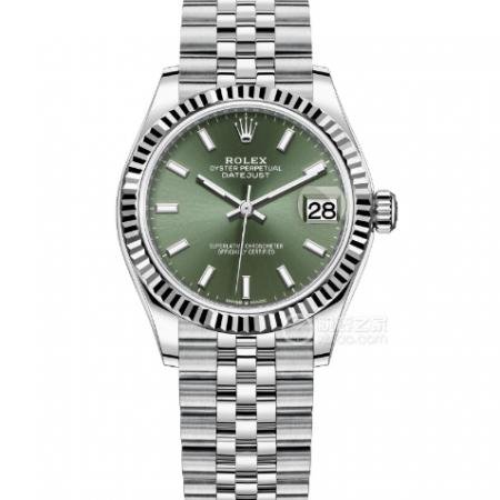 GS厂劳力士日志型系列m278274-0018薄荷绿31mm女士腕表