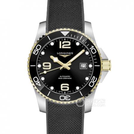 ZF厂浪琴运动康卡斯潜水系列L3.781.3.56.9橡胶表带搭载2824自动机芯41MM男士腕表
