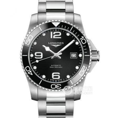 KY厂浪琴运动康卡斯潜水系列L3.781.4.56.6黑色表盘搭载海鸥2892机芯41MM男士腕表