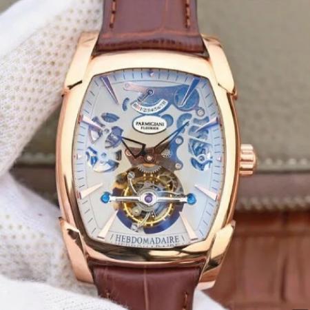 BM厂帕玛强尼TOURBILLON系列PF0125玫瑰金搭载真陀飞轮机芯男士手表