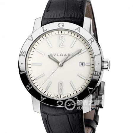 TW�S��格��BVLGARI∙BVLGARI系列102056 BB41WSLD白面男士手表