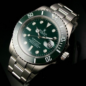 瑞士劳力士ROLEX潜行者系列116610-LV-97200男表 绿水鬼 绿色水鬼 自动机械男士手表